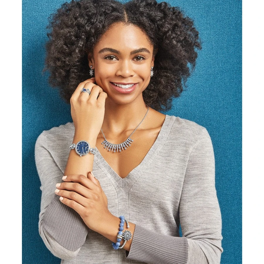 Halo Ice Open Hinged Bangle 4 Halo Ice Open Hinged Bangle - Image 2