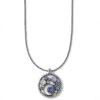 Halo Necklace -Fashion Accessories halo necklace silver tanzanite 0