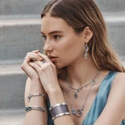 Halo Radiance Necklace -Fashion Accessories halo radiance necklace silver tanzanite 3 64365703 d3c6 4d96 9da6 1e1f902475c5