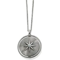 Halo Rays Round Pendant Necklace -Fashion Accessories halo rays round pendant necklace silver tanzanite 1 bb65abbe 6fc8 4d74 9031 8ac7566676a9