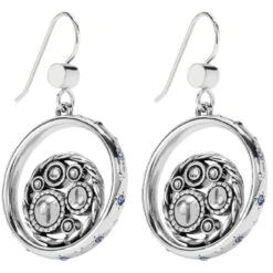 Halo Tauri French Wire Earrings -Fashion Accessories halo tauri french wire earrings silver tanzanite 1 f13e24ec 7654 4d52 969c a3acdd8c7458