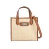 Harlow Straw Small Tote -Fashion Accessories harlow straw small tote natural luggage 0