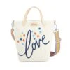 Heartful Embroidered Medium Messenger Bag -Fashion Accessories heartful embroidered medium messenger bag multi 0