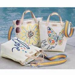 Heartful Embroidered Medium Messenger Bag -Fashion Accessories heartful embroidered medium messenger bag multi 3