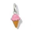 Ice Cream Cone Charm -Fashion Accessories ice cream cone charm silver multi 0