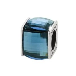 Ice Cube Bead -Fashion Accessories ice cube bead silver blue 2
