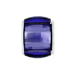 Ice Cube Bead -Fashion Accessories ice cube bead silver tanzanite 0