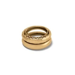 Inner Circle Double Ring -Fashion Accessories inner circle double ring gold 0