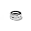 Inner Circle Double Ring -Fashion Accessories inner circle double ring silver 0