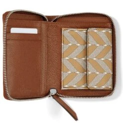 Interlok Braid Medium Wallet -Fashion Accessories interlok braid medium wallet bourbon 1