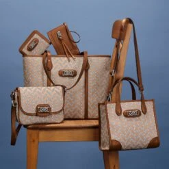 Interlok Braid Medium Wallet -Fashion Accessories interlok braid medium wallet bourbon 3