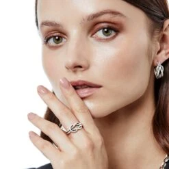 Interlok Harmony Ring -Fashion Accessories interlok harmony ring silver 2