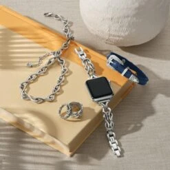 Interlok Harmony Watch Band -Fashion Accessories interlok harmony watch band silver 2