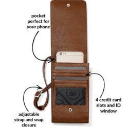 Interlok Phone Organizer 36 Interlok Phone Organizer -Fashion Accessories interlok phone organizer bourbon 1