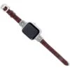 Interlok Reversible Watch Band -Fashion Accessories interlok reversible watch band black brown 1