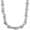 Interlok Twist Necklace -Fashion Accessories interlok twist necklace silver 0