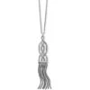 Intertwine Fringe Convertible Necklace 2 Intertwine Fringe Convertible Necklace -Fashion Accessories intertwine fringe convertible necklace silver 0 2548d9ff 6ac7 44cc 94de d501ad93b26a