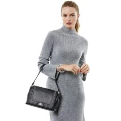 Jazz Medium Flap Bag -Fashion Accessories jazz medium flap bag black 4