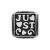Just Married Cube Bead -Fashion Accessories just married cube bead silver 0 48686eff 95b5 479b 804e 1e4632d33aa6