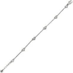 Kiss & Tell Anklet -Fashion Accessories kiss tell anklet silver 2