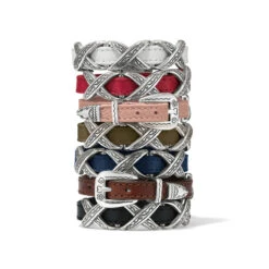 Kriss Kross Etched Bandit Bracelet -Fashion Accessories kriss kross etched bandit bracelet french blue 3