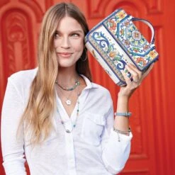 La Farfalla Emilia Flap Bag -Fashion Accessories la farfalla emilia flap bag white multi 4