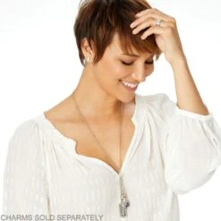 Lillian Charm Necklace -Fashion Accessories lillian charm necklace silver 2 3ed08690 1a62 4486 b9d1 845b839a6ec9