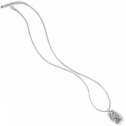 London Groove Badge Clip Necklace -Fashion Accessories london groove badge clip necklace silver 2 0aa5db66 f9ea 4230 9350 23a428b1a903