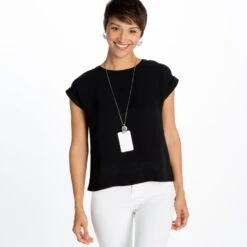 London Groove Badge Clip Necklace -Fashion Accessories london groove badge clip necklace silver 3 55949298 5c6d 495f 9df2 24079fea5b34