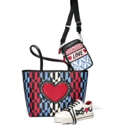 Love Me Do Tote -Fashion Accessories love me do tote multi 3