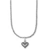 Luna Heart Charm Necklace -Fashion Accessories luna heart charm necklace silver 0 6091564f 2a85 480c 8e5d dc752d0911b8