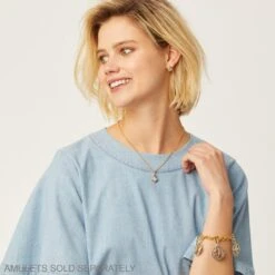 Luxe Link Charm Bracelet -Fashion Accessories luxe link charm bracelet gold 2 cb5929e5 6c7d 4123 9a19 c386b2d0fbf4