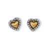 Marci Heart Post Earrings -Fashion Accessories marci heart post earrings silver brushed gold 0 025e2cd6 525a 444f b9af c1862f9dfeec