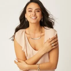 Meridian Collar Necklace -Fashion Accessories meridian collar necklace silver 3 cb011f82 c042 40b3 9fbb 278e79948aaf