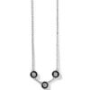 Meridian Eclipse Station Necklace -Fashion Accessories meridian eclipse station necklace silver black 0 15d8ebba 454a 4ef4 84b7 a81cc82025e3