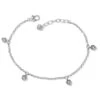 Meridian Love Notes Anklet -Fashion Accessories meridian love notes anklet silver 0