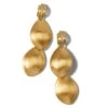 Meridian Lumens Flora Duo Post Drop Earrings -Fashion Accessories meridian lumens flora duo post drop earrings brushed gold 0