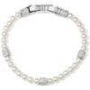 Meridian Petite Pearl Bracelet 2 Meridian Petite Pearl Bracelet -Fashion Accessories meridian petite pearl bracelet silver white 0 1d66d00c 114a 4d05 b9a2 426a1df581b8
