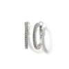 Meridian Thin Small Hoop Earrings -Fashion Accessories meridian thin small hoop earrings silver 0