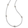 Meridian Two Tone Long Necklace -Fashion Accessories meridian two tone long necklace silver gold 0 01e25a07 d036 4bc4 86a8 1747d13a26dc