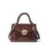 Mini Klara Satchel -Fashion Accessories mini klara satchel chocolate 0 d14d8f36 5208 4e87 84f2 cfc6a44360fc