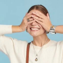 Monete Pendant Necklace -Fashion Accessories monete pendant necklace silver gold 4