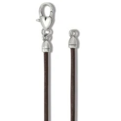 Mosaic Paseo Leather Cross Necklace -Fashion Accessories mosaic paseo leather cross necklace silver 2