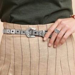 Mosaica Tile Belt 11 Mosaica Tile Belt -Fashion Accessories mosaica tile belt black 4