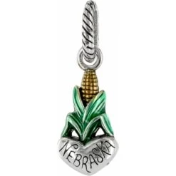 Nebraska Charm -Fashion Accessories nebraska charm silver green 2 e28c45f0 f7ad 45b9 a524 f8c68ee5b02c