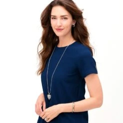 Neptune's Rings Convertible Reversible Heart Necklace -Fashion Accessories neptune s rings convertible reversible heart necklace silver 4 cd2477da 52a6 44a2 997b ab089d10c161