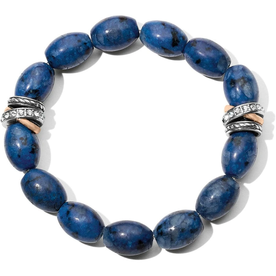 Neptune's Rings Kiwi Lapis Stretch Bracelet 3 Neptune's Rings Kiwi Lapis Stretch Bracelet