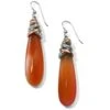 Neptune's Rings Pyramid Carnelian French Wire Earrings -Fashion Accessories neptune s rings pyramid carnelian french wire earrings orange 0 2731a554 1fbc 4967 ba86 e5495a191750