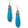 Neptune's Rings Pyramid Turquoise French Wire Earrings -Fashion Accessories neptune s rings pyramid turquoise french wire earrings blue 0 945de980 5ba0 493b afca 1ae395a949ba