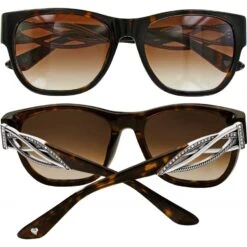 Neptune's Rings Swirl Sunglasses -Fashion Accessories neptune s rings swirl sunglasses tortoise 2